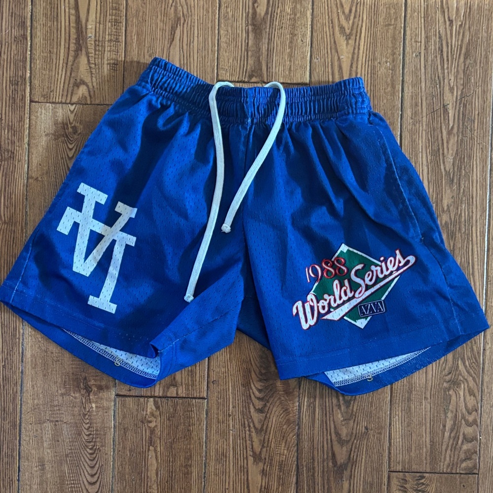 Blue LA World Series Men Shorts